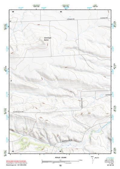 46109SE Page 72 Harlowton Topo Preview 1