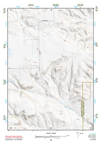 46109SE Page 74 Harlowton Topo Preview 1