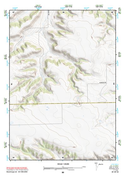 46109SE Page 80 Harlowton Topo Preview 1