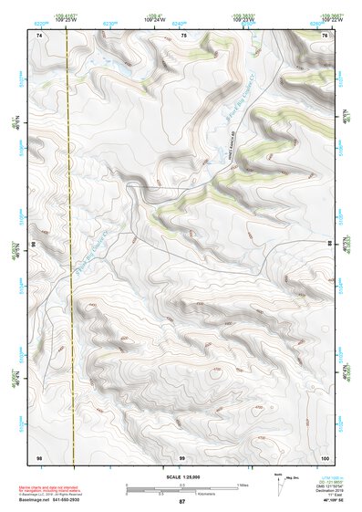 46109SE Page 87 Harlowton Topo Preview 1