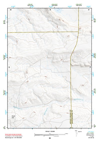 46109SE Page 98 Harlowton Topo Preview 1