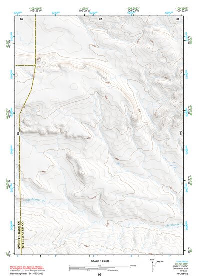 46109SE Page 99 Harlowton Topo Preview 1