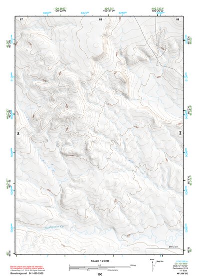 46109SE Page 100 Harlowton Topo Preview 1