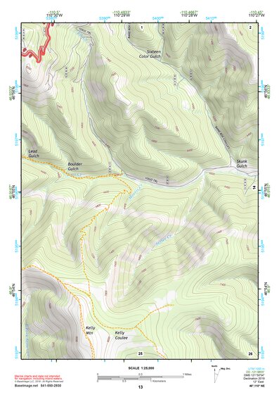 46110NE Page 13 White Sulphur Springs Topo Preview 1