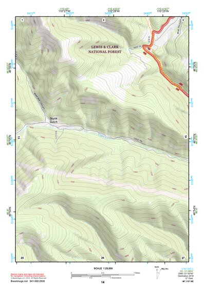 46110NE Page 14 White Sulphur Springs Topo Preview 1