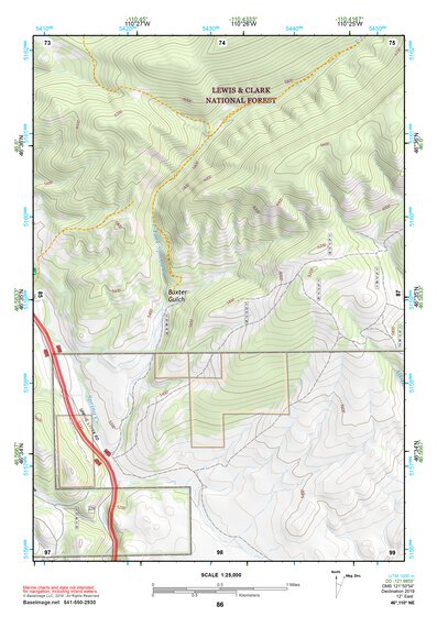 46110NE Page 86 White Sulphur Springs Topo Preview 1