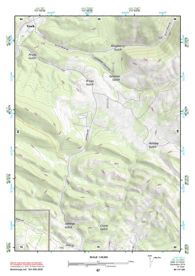 46111NW Page 67 Canyon Ferry Dam Topo Preview 1
