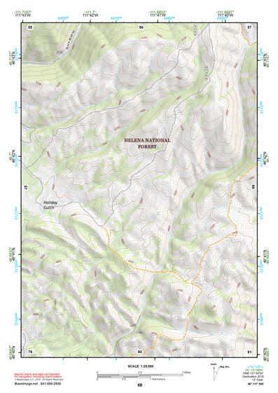 46111NW Page 68 Canyon Ferry Dam Topo Preview 1