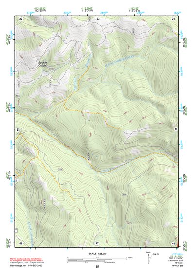 46112SW Page 35 Butte North Topo Preview 1