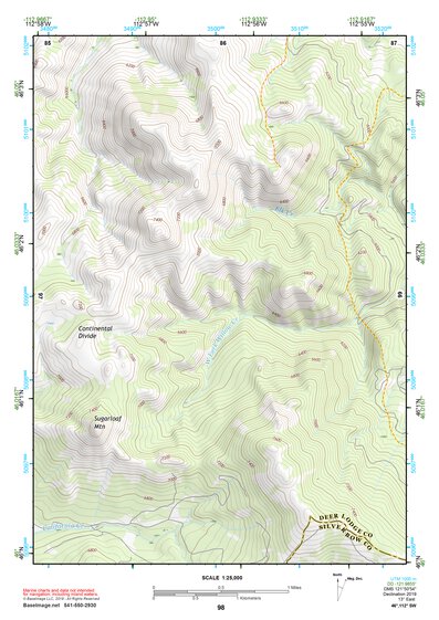 46112SW Page 98 Butte North Topo Preview 1