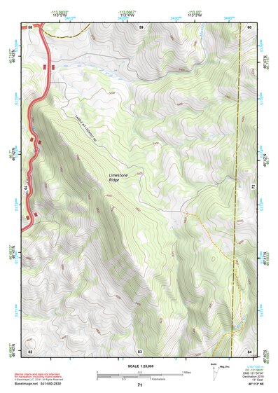46113NE Page 71 Missoula East Topo Preview 1