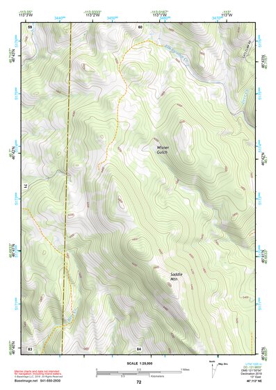 46113NE Page 72 Missoula East Topo Preview 1