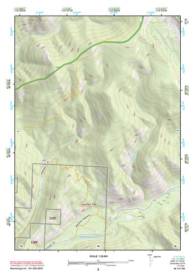 46113NW Page 2 Missoula East Topo Preview 1