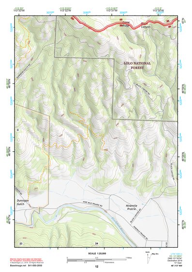 46113NW Page 12 Missoula East Topo Preview 1