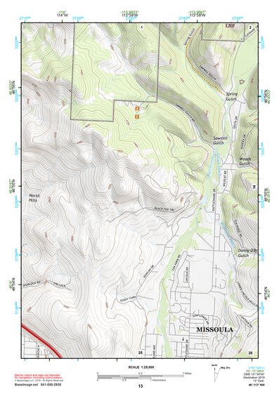 46113NW Page 13 Missoula East Topo Preview 1