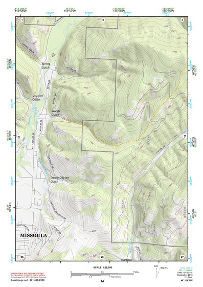 46113NW Page 14 Missoula East Topo Preview 1