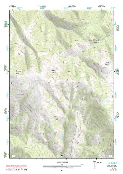 46113NW Page 30 Missoula East Topo Preview 1