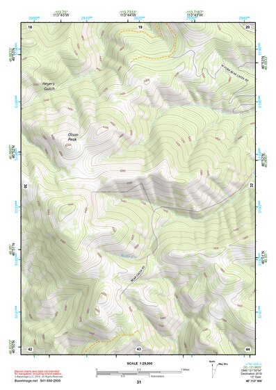 46113NW Page 31 Missoula East Topo Preview 1