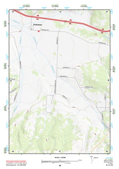 46113NW Page 35 Missoula East Topo Preview 1