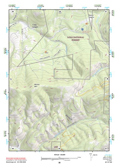 46113NW Page 38 Missoula East Topo Preview 1