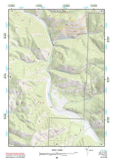 46113NW Page 50 Missoula East Topo Preview 1