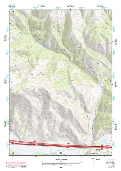 46113NW Page 58 Missoula East Topo Preview 1