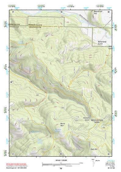 46113NW Page 70 Missoula East Topo Preview 1