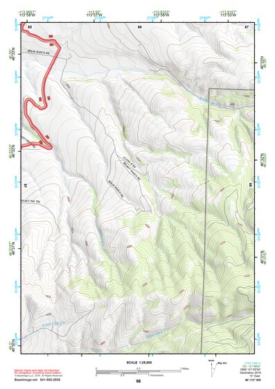 46113NW Page 98 Missoula East Topo Preview 1