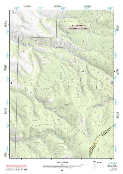 46113NW Page 99 Missoula East Topo Preview 1