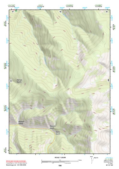 46113NW Page 104 Missoula East Topo Preview 1