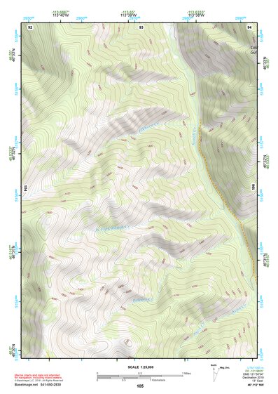 46113NW Page 105 Missoula East Topo Preview 1