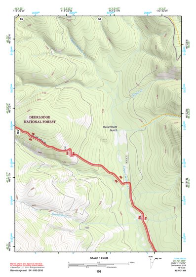 46113NW Page 108 Missoula East Topo Preview 1