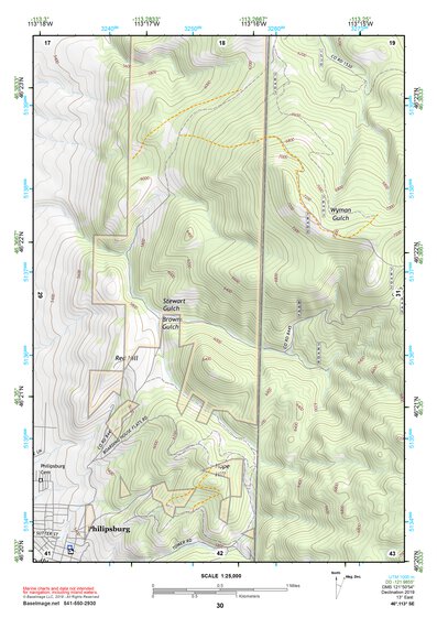 46113SE Page 30 Philipsburg Topo Preview 1