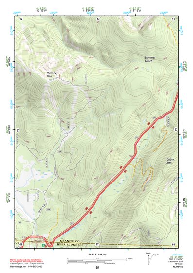 46113SE Page 55 Philipsburg Topo Preview 1