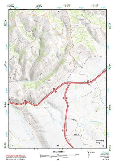 46113SE Page 62 Philipsburg Topo Preview 1
