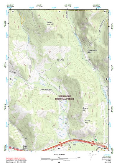 46113SE Page 68 Philipsburg Topo Preview 1