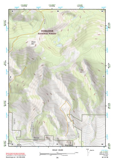 46113SE Page 71 Philipsburg Topo Preview 1