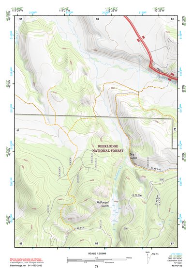 46113SE Page 74 Philipsburg Topo Preview 1