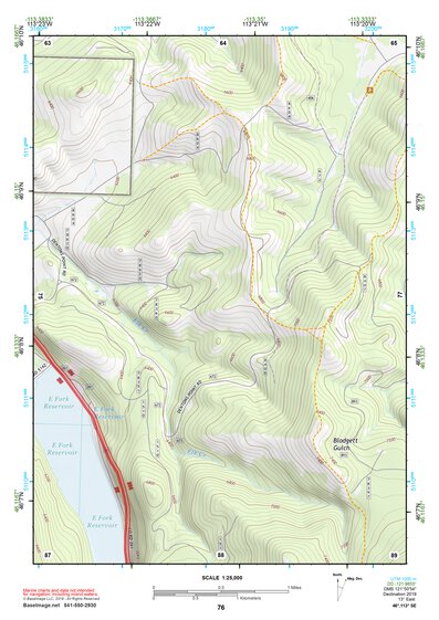 46113SE Page 76 Philipsburg Topo Preview 1