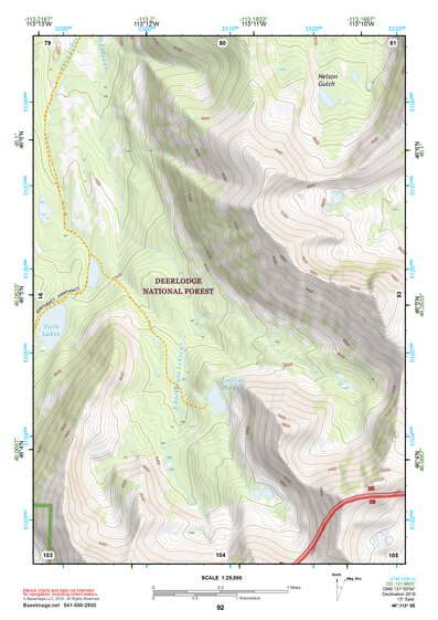46113SE Page 92 Philipsburg Topo Preview 1