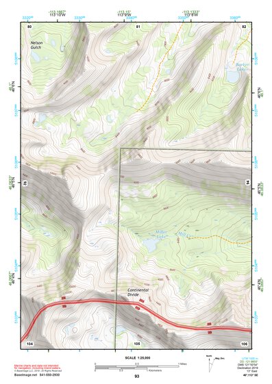 46113SE Page 93 Philipsburg Topo Preview 1