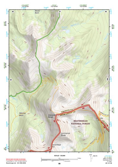46113SE Page 99 Philipsburg Topo Preview 1