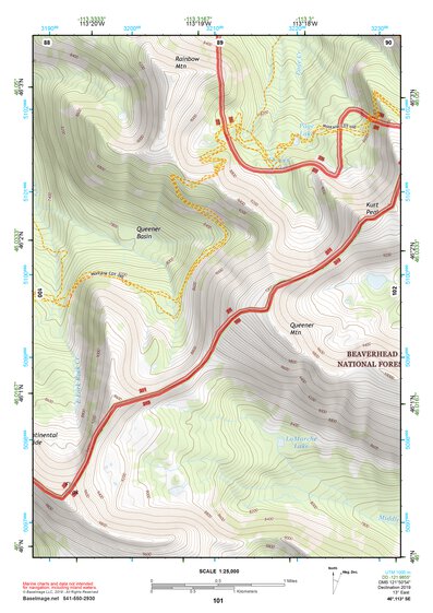 46113SE Page 101 Philipsburg Topo Preview 1