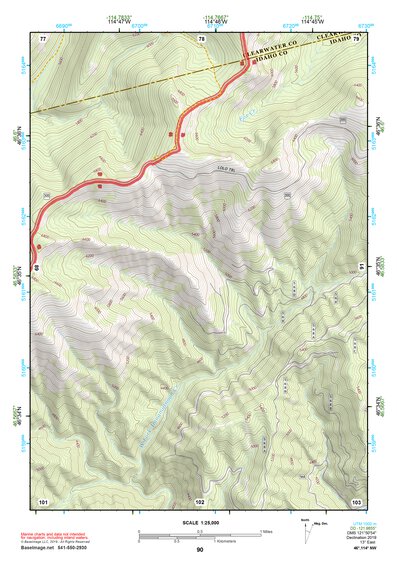46114NW Page 90 Missoula West Topo Preview 1