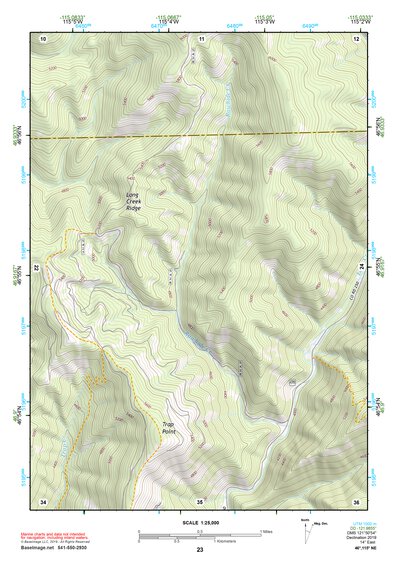 46115NE Page 23 Headquarters Topo Preview 1