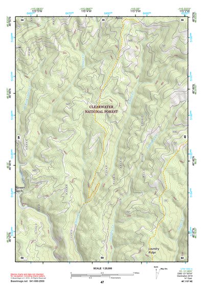 46115NE Page 47 Headquarters Topo Preview 1