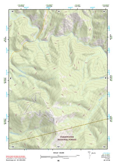 46115NE Page 95 Headquarters Topo Preview 1