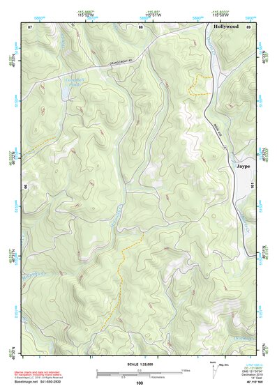 46115NW Page 100 Headquarters Topo Preview 1