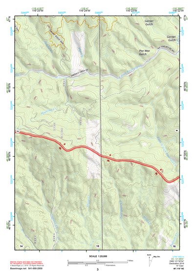 46116NE Page 3 Potlatch Topo Preview 1