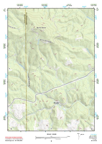 46116NE Page 5 Potlatch Topo Preview 1
